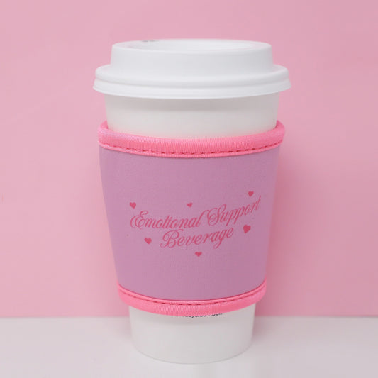 Emotional Support Hot Coffee Sleeve