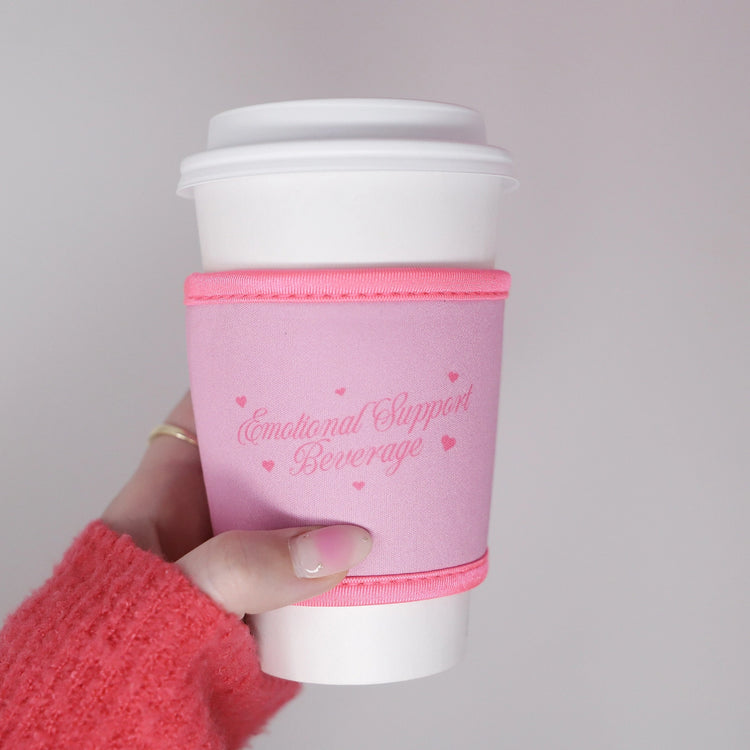 Emotional Support Hot Coffee Sleeve