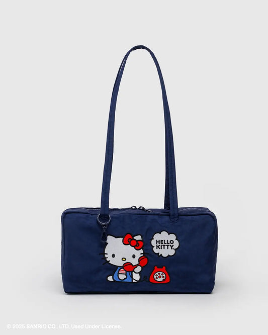 PREORDER Baggu Nylon Bowler Bag in Embroidered Hello Kitty Phone