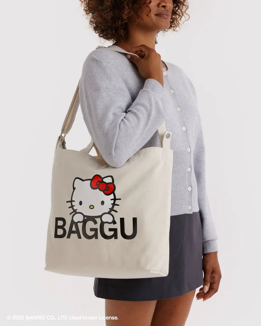 PREORDER Baggu Horizontal Zip Duck Bag in Hello Kitty