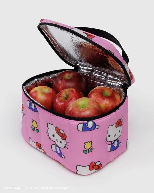 PREORDER Baggu Puffy Lunch Bag in Hello Kitty Pink
