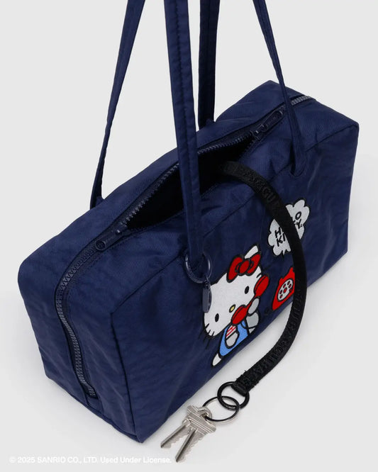 PREORDER Baggu Nylon Bowler Bag in Embroidered Hello Kitty Phone