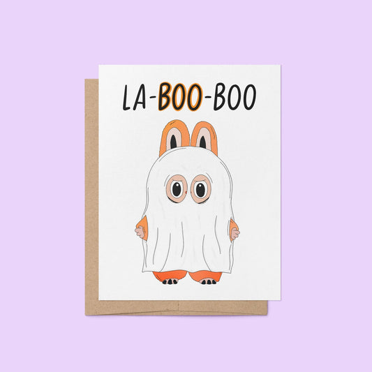 La-BOO-boo Monster Halloween Card