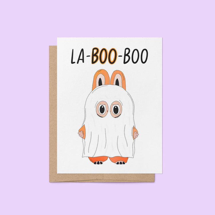 La-BOO-boo Monster Halloween Card