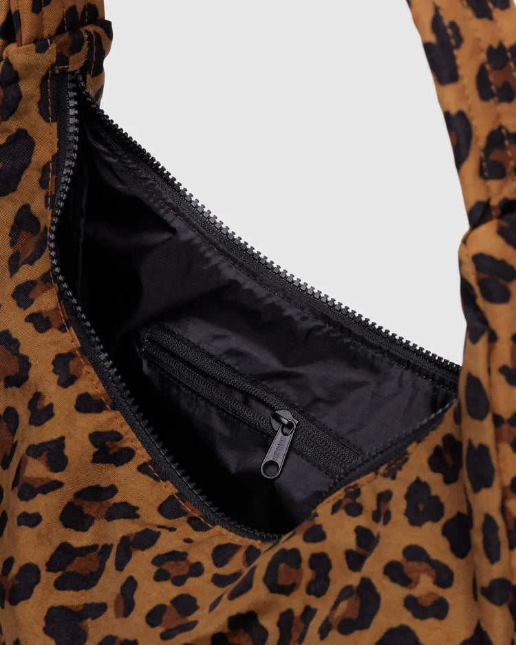 Baggu Nylon Shoulder Bag in Leopard