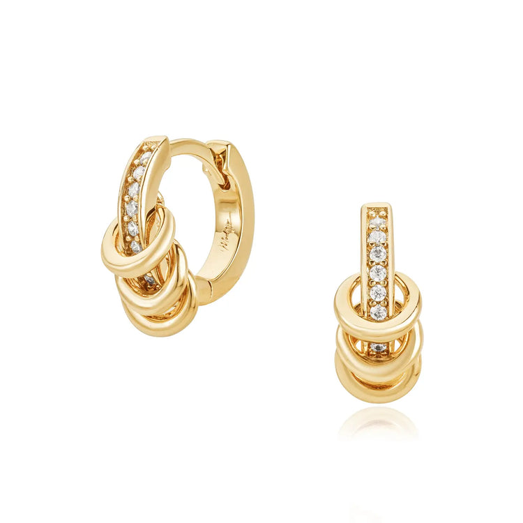 Mod + Jo Levi Crystal Huggies