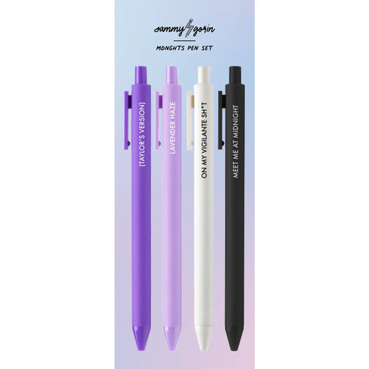 Midnights Gel Pen Set of Four