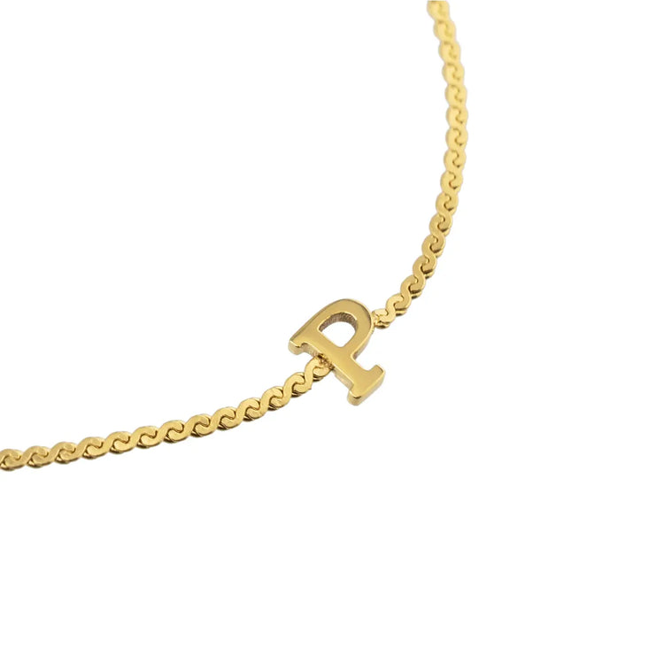 Dainty Love Initial Bracelet