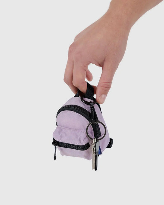 Baggu Backpack Charm in Dust Pink