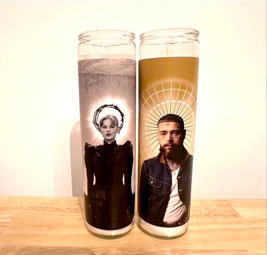 Post Malone Prayer Candle