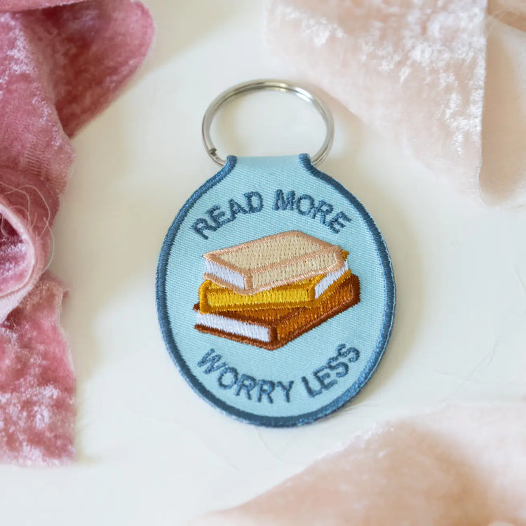 Read More Embroidered Keychain