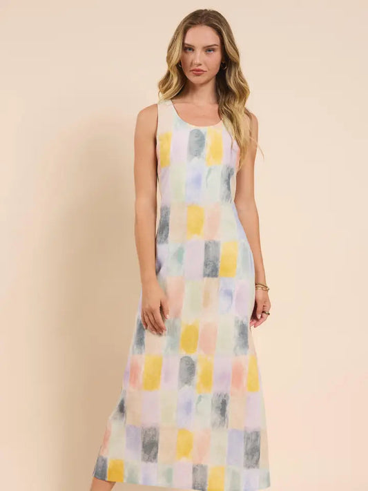 Petrichor Sleeveless Maxi Dress