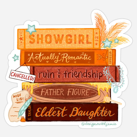 Showgirl Album Books Sticker