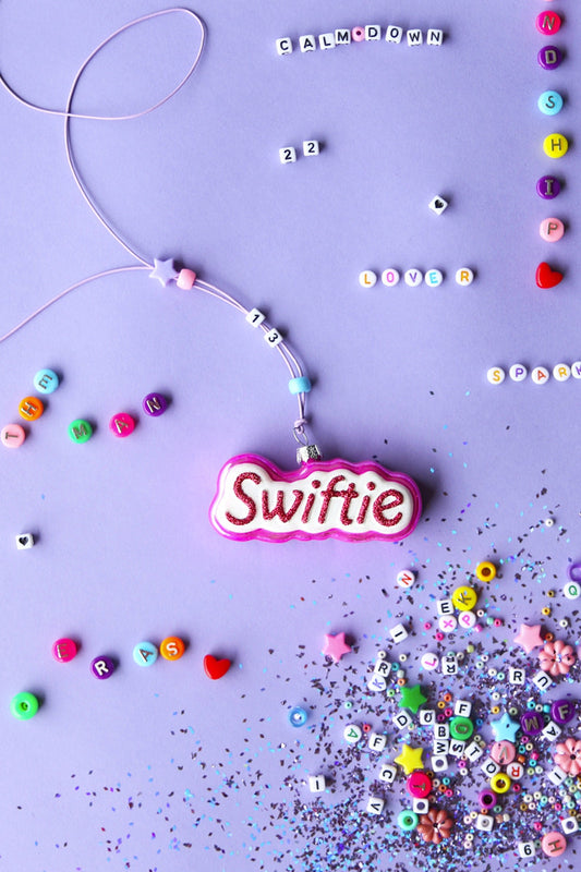 Swiftie Glass Ornament