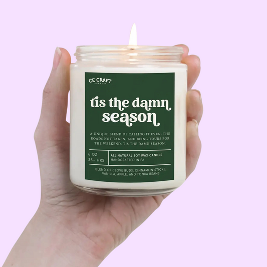 Tis the Damn Season Candle