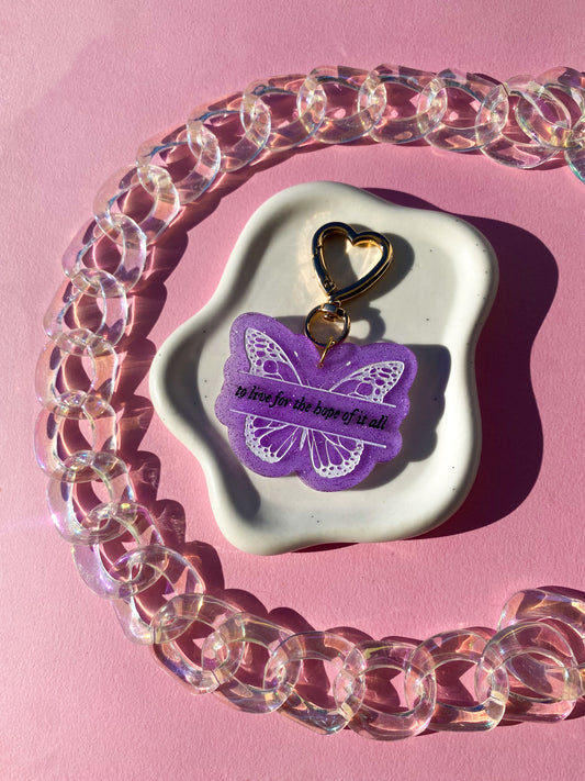 TS Butterfly Keychain