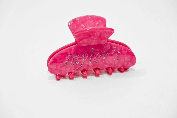 TV Pink Hair Claw Clip