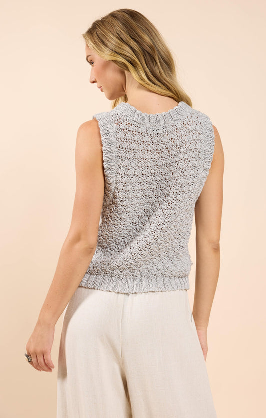 Amaya Sleeveless Sweater Vest