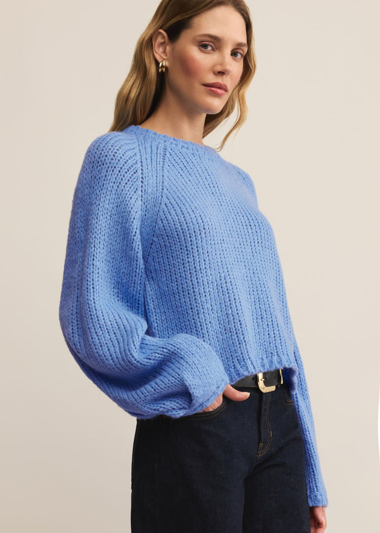 Z Supply Sheena Sweater in Serene Blue