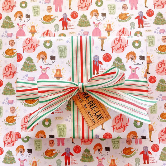 A Christmas Story Movie Wrapping Paper - 3 Sheet Roll