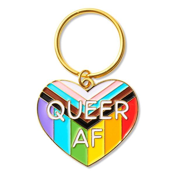 Queer AF Keychain