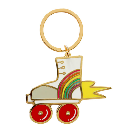 The Penny Paper Retro Rollerskate Keychain