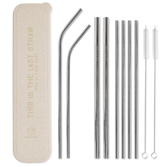 Stainless Steel Straw Set, Last Straw