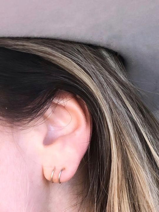 JaxKelly Minimalist Spiral Earrings