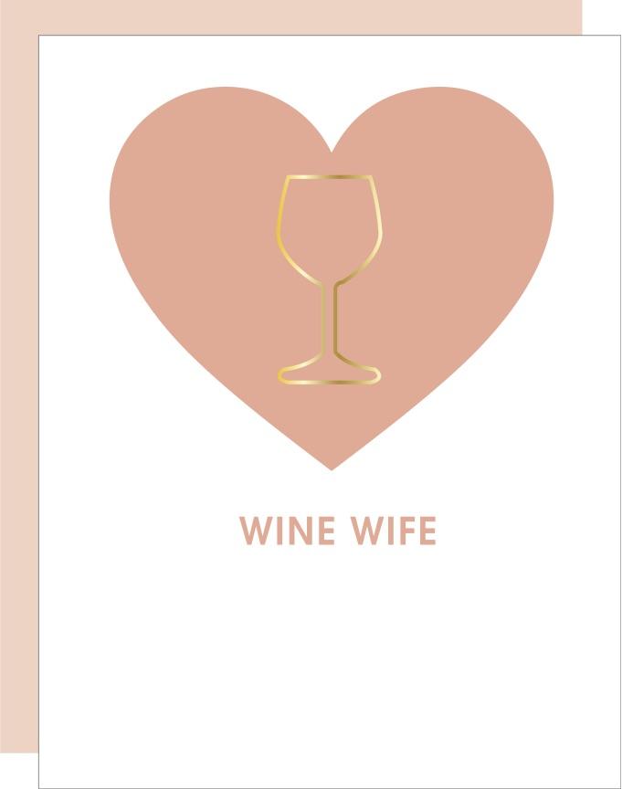 Wine Wife Friendship Paper Clip Card