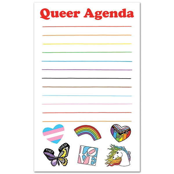 Queer Agenda Notepad