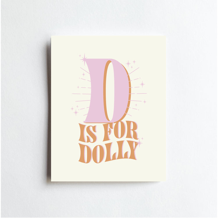 D is for Dolly Print