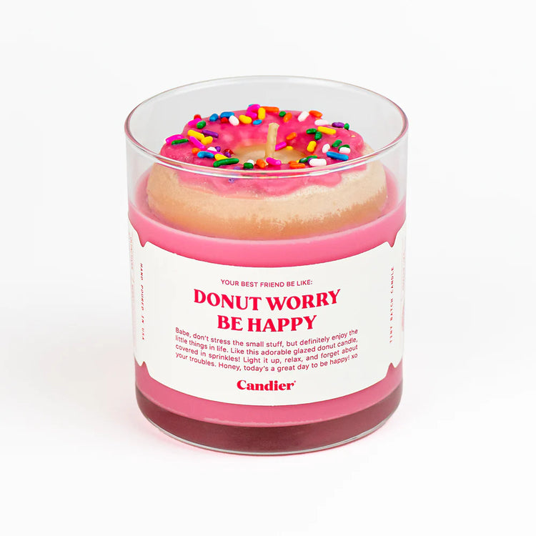 Donut Worry Candle