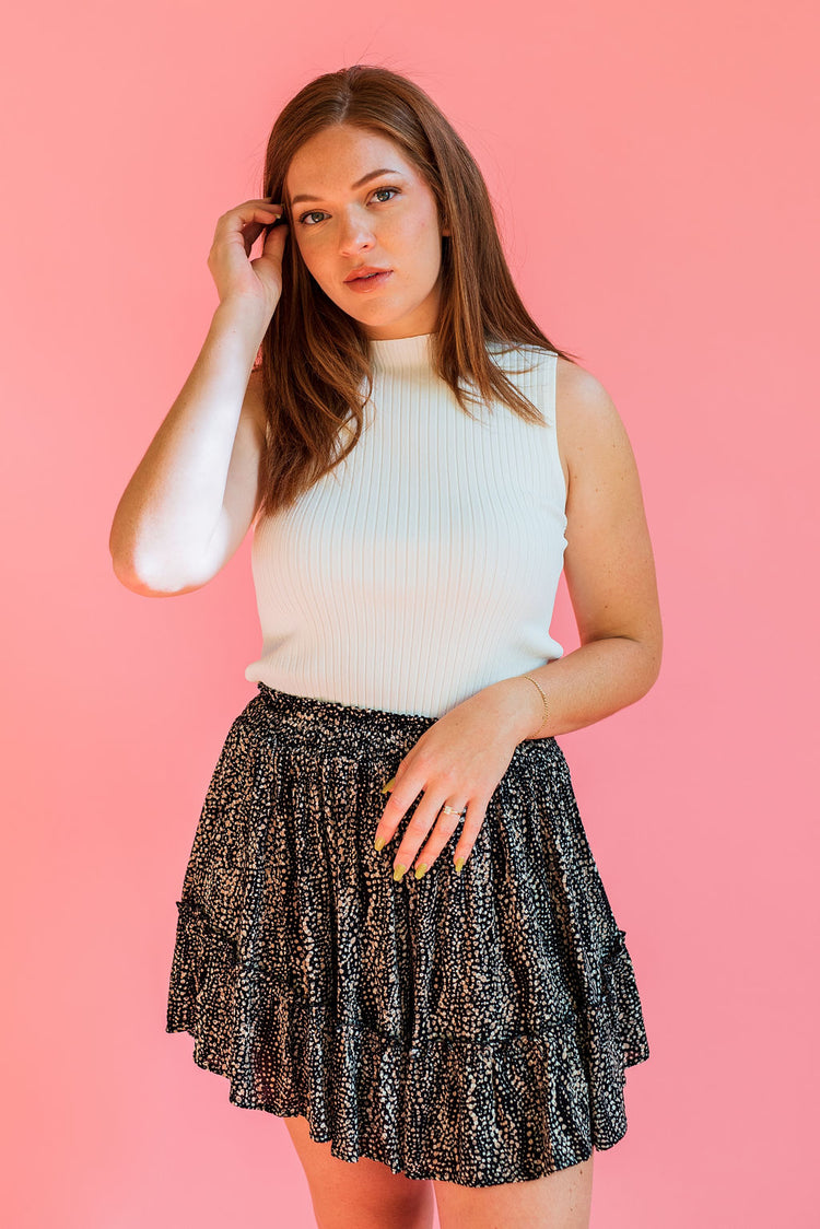 Z Supply Afton Blurred Lines Skirt