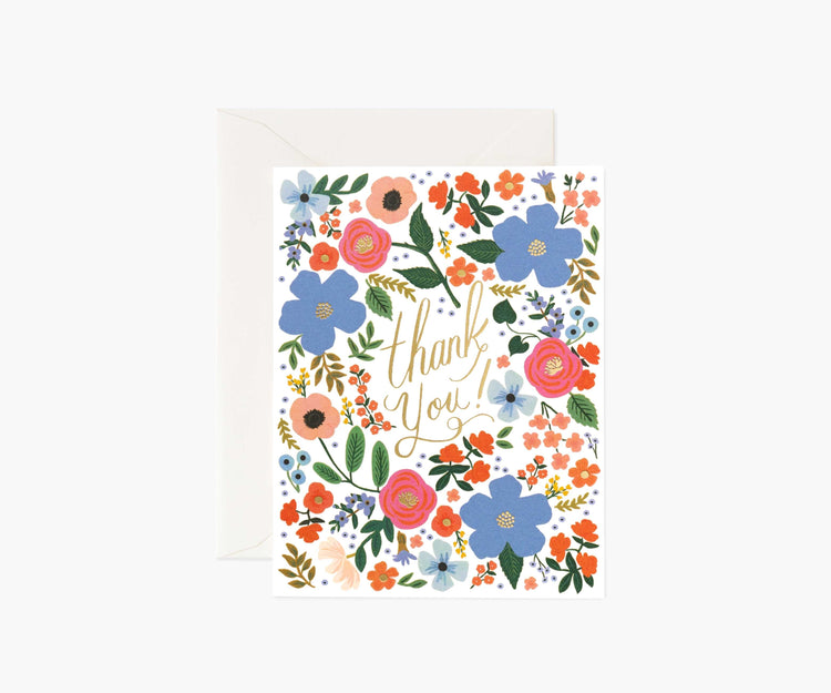 Rifle Paper Co. Wild Rose Thank You Card