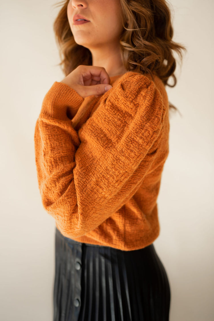 Molly Bracken Puff Sleeve Sweater