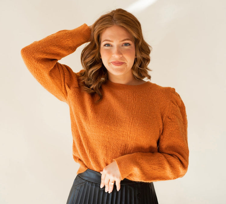 Molly Bracken Puff Sleeve Sweater