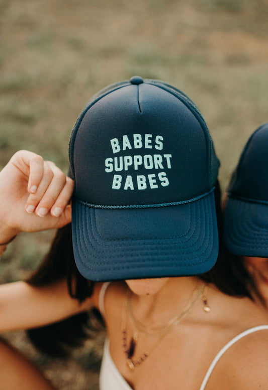 Friday + Saturday Babes Support Babes Trucker Hat