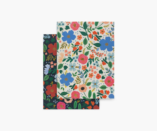 Rifle Paper Co. Set of 2 Wild Rose Pocket Notebooks