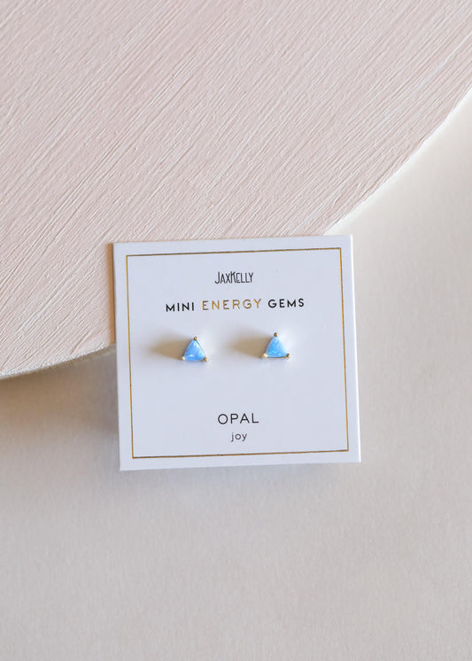 JaxKelly Opal Mini Energy Gems Earrings
