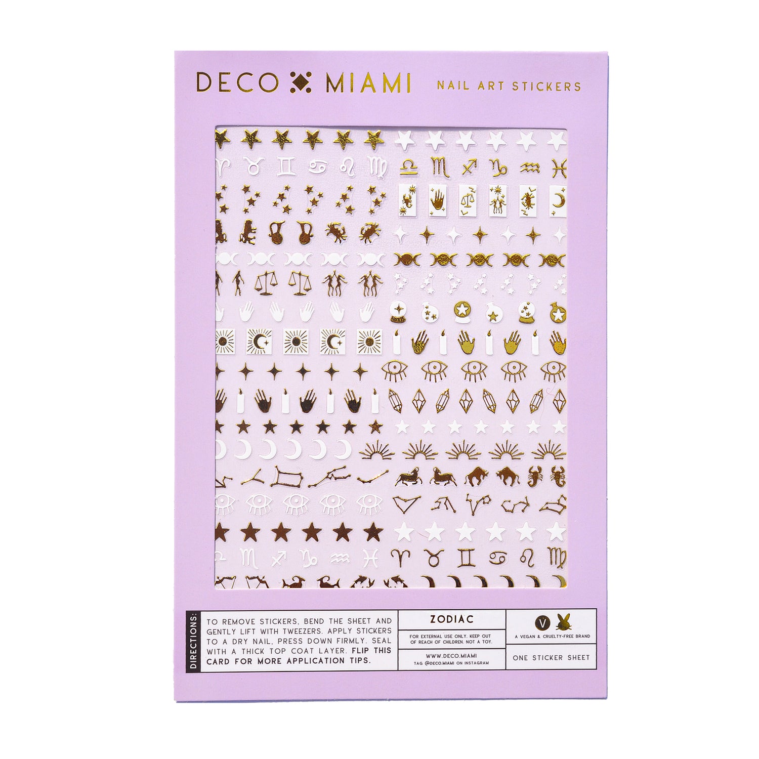 Deco Miami Nail Art Stickers at Friends NYC in Brooklyn